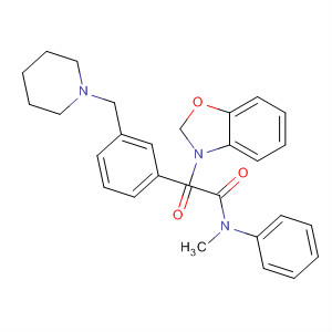 863721-35-1  3(2H)-Benzoxazoleacetamide,N-methyl-2-oxo-N-phenyl-5-[3-(1-piperidinylmethyl)phenyl]-