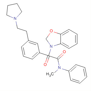 863721-37-3  3(2H)-Benzoxazoleacetamide,N-methyl-2-oxo-N-phenyl-5-[3-[2-(1-pyrrolidinyl)ethyl]phenyl]-