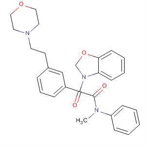 863721-40-8  3(2H)-Benzoxazoleacetamide,N-methyl-5-[3-[2-(4-morpholinyl)ethyl]phenyl]-2-oxo-N-phenyl-