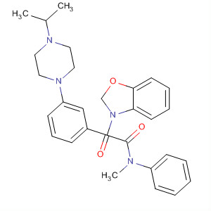863721-57-7  3(2H)-Benzoxazoleacetamide,N-methyl-5-[3-[4-(1-methylethyl)-1-piperazinyl]phenyl]-2-oxo-N-phenyl-