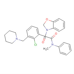 863721-63-5  3(2H)-Benzoxazoleacetamide,5-[4-chloro-3-(1-piperidinylmethyl)phenyl]-N-methyl-2-oxo-N-phenyl-