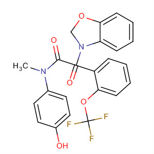 863722-75-2  3(2H)-Benzoxazoleacetamide,N-(4-hydroxyphenyl)-N-methyl-2-oxo-5-[4-(trifluoromethoxy)phenyl]-