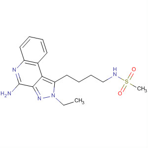 863728-32-9  Methanesulfonamide,N-[4-(4-amino-2-ethyl-2H-pyrazolo[3,4-c]quinolin-1-yl)butyl]-