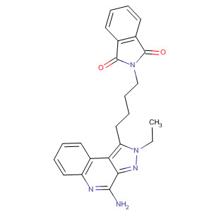 863728-34-1  1H-Isoindole-1,3(2H)-dione,2-[4-(4-amino-2-ethyl-2H-pyrazolo[3,4-c]quinolin-1-yl)butyl]-