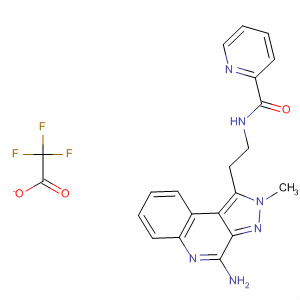 863729-85-5  2-Pyridinecarboxamide,N-[2-(4-amino-2-methyl-2H-pyrazolo[3,4-c]quinolin-1-yl)ethyl]-,trifluoroacetate