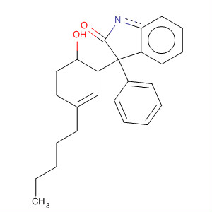 863779-30-0  2H-Indol-2-one, 1,3-dihydro-3-(2-hydroxy-5-pentylphenyl)-3-phenyl-