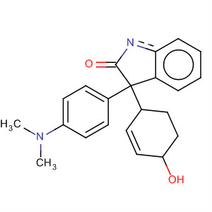 863779-81-1  2H-Indol-2-one,3-[4-(dimethylamino)phenyl]-1,3-dihydro-3-(4-hydroxyphenyl)-