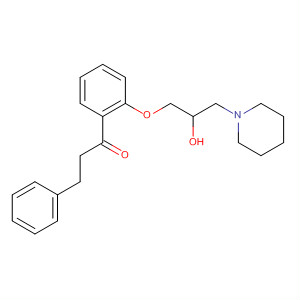 86383-88-2  1-Propanone, 1-[2-[2-hydroxy-3-(1-piperidinyl)propoxy]phenyl]-3-phenyl-
