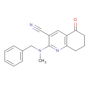 864225-05-8  3-Quinolinecarbonitrile,5,6,7,8-tetrahydro-2-[methyl(phenylmethyl)amino]-5-oxo-