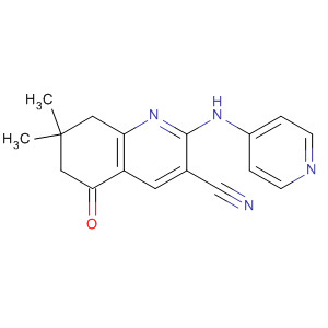 864225-41-2  3-Quinolinecarbonitrile,5,6,7,8-tetrahydro-7,7-dimethyl-5-oxo-2-(4-pyridinylamino)-