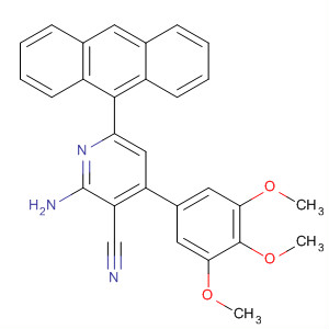 864235-35-8  3-Pyridinecarbonitrile,2-amino-6-(9-anthracenyl)-4-(3,4,5-trimethoxyphenyl)-
