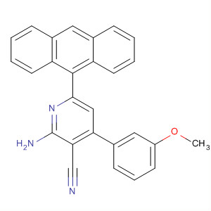 864235-36-9  3-Pyridinecarbonitrile, 2-amino-6-(9-anthracenyl)-4-(3-methoxyphenyl)-