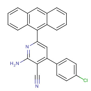 864235-37-0  3-Pyridinecarbonitrile, 2-amino-6-(9-anthracenyl)-4-(4-chlorophenyl)-