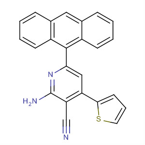 864235-39-2  3-Pyridinecarbonitrile, 2-amino-6-(9-anthracenyl)-4-(2-thienyl)-