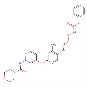 864242-29-5, 4-Morpholinecarboxamide,N-[4-[3-methyl-4-[[[(phenylacetyl ...