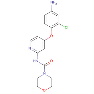 864244-95-1  4-Morpholinecarboxamide,N-[4-(4-amino-2-chlorophenoxy)-2-pyridinyl]-