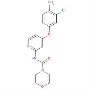 864245-08-9  4-Morpholinecarboxamide,N-[4-(4-amino-3-chlorophenoxy)-2-pyridinyl]-