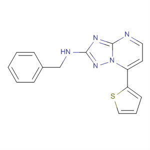 850733-95-8  [1,2,4]Triazolo[1,5-a]pyrimidin-2-amine, N-(phenylmethyl)-7-(2-thienyl)-