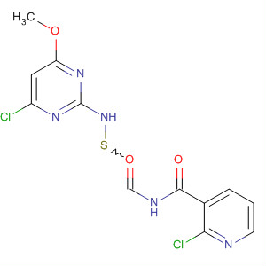 851052-29-4  3-Pyridinecarboxamide,2-chloro-N-[[(4-chloro-6-methoxy-2-pyrimidinyl)amino]thioxomethyl]-