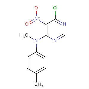 851071-74-4  4-Pyrimidinamine, 6-chloro-N-methyl-N-(4-methylphenyl)-5-nitro-