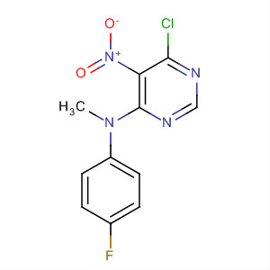 851071-75-5  4-Pyrimidinamine, 6-chloro-N-(4-fluorophenyl)-N-methyl-5-nitro-