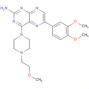 851316-06-8  2-Pteridinamine,6-(3,4-dimethoxyphenyl)-4-[4-(2-methoxyethyl)-1-piperazinyl]-