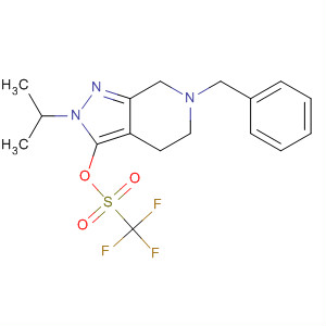 851377-57-6  Methanesulfonic acid, trifluoro-,4,5,6,7-tetrahydro-2-(1-methylethyl)-6-(phenylmethyl)-2H-pyrazolo[3,4-c]pyridin-3-yl ester