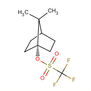 85157-59-1  Methanesulfonic acid, trifluoro-,7,7-dimethylbicyclo[2.2.1]heptane-1,2-diyl ester, exo-