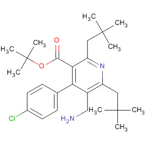 851578-07-9  3-Pyridinecarboxylic acid,5-(aminomethyl)-4-(4-chlorophenyl)-2,6-bis(2,2-dimethylpropyl)-,1,1-dimethylethyl ester