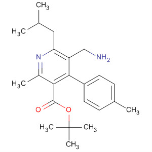 851578-16-0  3-Pyridinecarboxylic acid,5-(aminomethyl)-2-methyl-4-(4-methylphenyl)-6-(2-methylpropyl)-,1,1-dimethylethyl ester