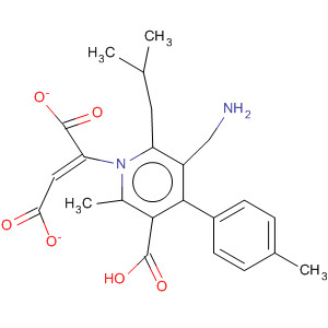 851579-95-8  3-Pyridinecarboxylic acid,5-(aminomethyl)-2-methyl-4-(4-methylphenyl)-6-(2-methylpropyl)-,(2Z)-2-butenedioate