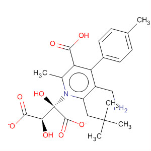 851586-61-3  3-Pyridinecarboxylic acid,5-(aminomethyl)-6-(2,2-dimethylpropyl)-2-methyl-4-(4-methylphenyl)-,(2R,3R)-2,3-dihydroxybutanedioate