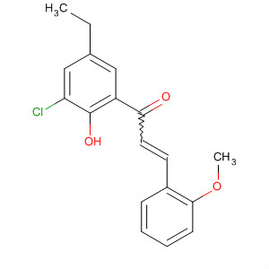 851806-56-9  2-Propen-1-one,1-(3-chloro-5-ethyl-2-hydroxyphenyl)-3-(2-methoxyphenyl)-