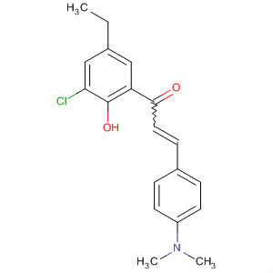 851806-60-5  2-Propen-1-one,1-(3-chloro-5-ethyl-2-hydroxyphenyl)-3-[4-(dimethylamino)phenyl]-