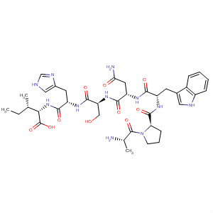 852446-03-8  L-Isoleucine, L-alanyl-L-prolyl-L-tryptophyl-L-asparaginyl-L-seryl-L-histidyl-