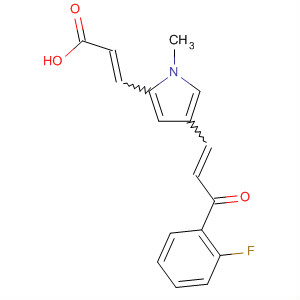 852475-67-3  2-Propenoic acid,3-[4-[3-(2-fluorophenyl)-3-oxo-1-propenyl]-1-methyl-1H-pyrrol-2-yl]-