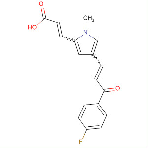 852475-69-5  2-Propenoic acid,3-[4-[3-(4-fluorophenyl)-3-oxo-1-propenyl]-1-methyl-1H-pyrrol-2-yl]-