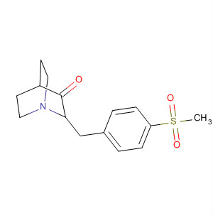 852476-88-1  1-Azabicyclo[2.2.2]octan-3-one, 2-[[4-(methylsulfonyl)phenyl]methyl]-