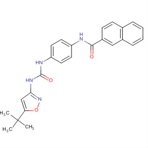 852668-46-3  2-Naphthalenecarboxamide,N-[4-[[[[5-(1,1-dimethylethyl)-3-isoxazolyl]amino]carbonyl]amino]phenyl]-