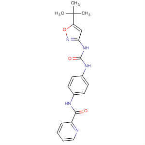 852668-72-5  2-Pyridinecarboxamide,N-[4-[[[[5-(1,1-dimethylethyl)-3-isoxazolyl]amino]carbonyl]amino]phenyl]-