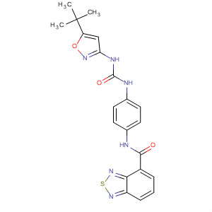 852669-72-8  2,1,3-Benzothiadiazole-4-carboxamide,N-[4-[[[[5-(1,1-dimethylethyl)-3-isoxazolyl]amino]carbonyl]amino]phenyl]-