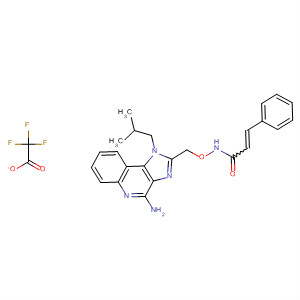 852716-69-9  2-Propenamide,N-[[4-amino-1-(2-methylpropyl)-1H-imidazo[4,5-c]quinolin-2-yl]methoxy]-3-phenyl-, mono(trifluoroacetate)