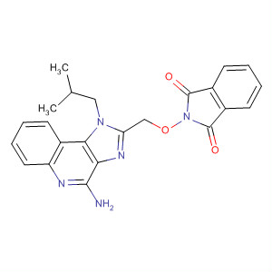 852719-13-2  1H-Isoindole-1,3(2H)-dione,2-[[4-amino-1-(2-methylpropyl)-1H-imidazo[4,5-c]quinolin-2-yl]methoxy]-