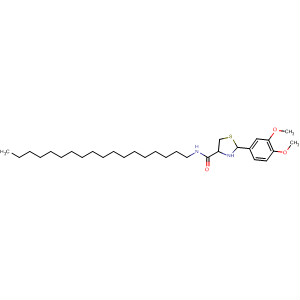 852835-24-6  4-Thiazolidinecarboxamide, 2-(3,4-dimethoxyphenyl)-N-octadecyl-