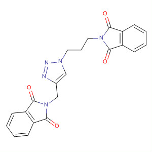 853052-52-5  1H-Isoindole-1,3(2H)-dione,2-[3-[4-[(1,3-dihydro-1,3-dioxo-2H-isoindol-2-yl)methyl]-1H-1,2,3-triazol-1-yl]propyl]-