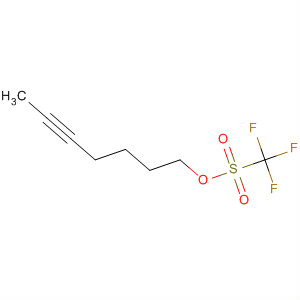 85355-18-6  Methanesulfonic acid, trifluoro-, 5-heptynyl ester