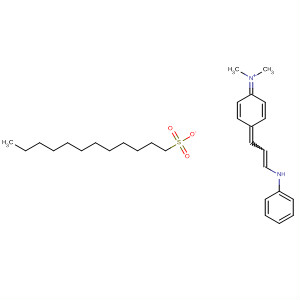 853578-28-6  Methanaminium,N-methyl-N-[4-[3-(phenylamino)-2-propenylidene]-2,5-cyclohexadien-1-ylidene]-, 1-dodecanesulfonate