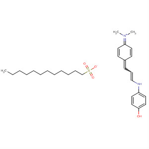 853578-35-5  Methanaminium,N-[4-[3-[(4-hydroxyphenyl)amino]-2-propenylidene]-2,5-cyclohexadien-1-ylidene]-N-methyl-, 1-dodecanesulfonate