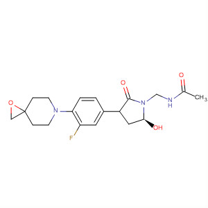 853795-27-4  Acetamide,N-[[(5S)-3-[3-fluoro-4-(1-oxa-6-azaspiro[2.5]oct-6-yl)phenyl]-2-oxo-5-oxazolidinyl]methyl]-