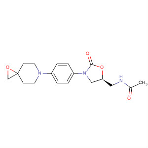 853795-39-8  Acetamide,N-[[(5S)-3-[4-(1-oxa-6-azaspiro[2.5]oct-6-yl)phenyl]-2-oxo-5-oxazolidinyl]methyl]-